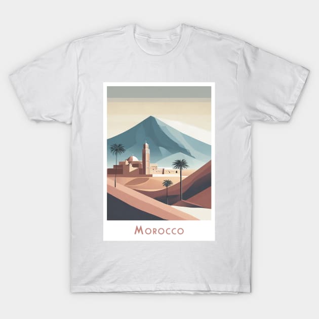 Enchanting Morocco Desert Landscape T-Shirt by POD24
